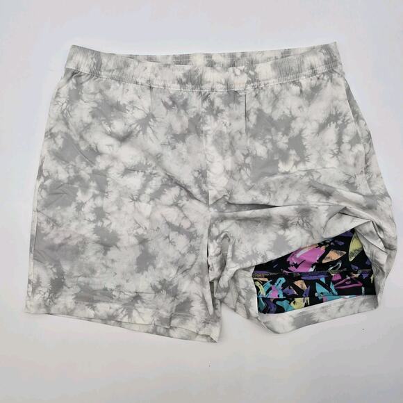 chubbies Other - Chubbies Shorts Mens XL 5.5 Inch Gray Tie Dye Boxer Lined Athlounger 80s